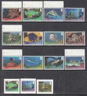 2012 Cayman Islands Marine Life Definitives Fish Poisson Complete Set Of 15 MNH @ BELOW FACE VALUE - Cayman (Isole)