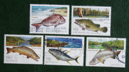 Fish Vis Fishing Poisson 2003 Mi 2209-2213 Used Gebruikt Oblitere Australia Australien Australie - Used Stamps