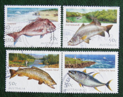 Fish Vis Fishing Poisson 2003 Mi 2209 2211-2213 Used Gebruikt Oblitere Australia Australien Australie - Used Stamps