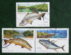 Fish Vis Fishing Poisson 2003 Mi 2211-2213 Used Gebruikt Oblitere Australia Australien Australie - Used Stamps