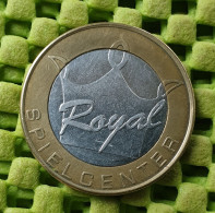 Munt / Minze / Mint - Royal Spielcenter - Weterspielmarke (7)-  Original Foto  !!  Medallion  Deutschland - Casino