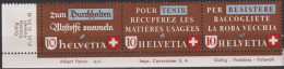 1942 Schweiz ** Zum:CH Z 35a, Mi:CH Wzd8, Dt.-fr.-it. Altstoffverwertung (SBK 100.-) - Neufs