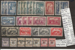 TIMBRE DE MONACO OBLITEREES 1933.37 Nr VOIR SUR PAPIER AVEC TIMBRES COTE 176.90  € - Used Stamps