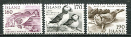 Island Iceland Mi# 558-61 Postfrisch/MNH - Fauna Fish, Birds, Seals - Unused Stamps