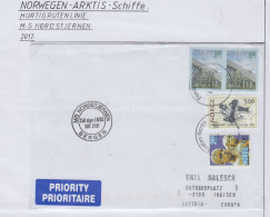 Norway Hurtigruten MS Nordstjernen Cover (HI189) - Barcos Polares Y Rompehielos