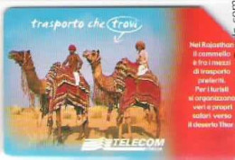 TELECOM - TRASPORTO CHE TROVI - USATA - LIRE 5000 - GOLDEN  1445 - Pubbliche Figurate Ordinarie