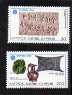 1983 ZYPERN Mi N° 582/583 : ** - MNH - NEUF - POSTFRISCH - POSTFRIS - 1983