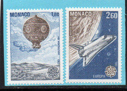 1983 MONACO Mi N° 1579/1580  : ** - MNH - NEUF - POSTFRISCH - POSTFRIS - 1983