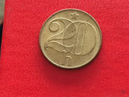 Münze Münzen Umlaufmünze Tschechoslowakei 20 Heller 1985 - Czechoslovakia