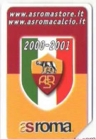 TELECOM - AS ROMA 2000 - 2001 - USATA - LIRE 5000 - GOLDEN  1461 - Openbaar Getekend