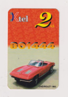 KUWAIT  - Motor Car Chevrolet 1963 Remote Phonecard - Koeweit