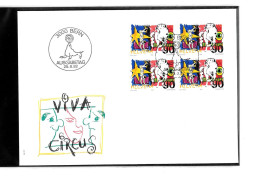 3000 Bern - Viva Circus - Ausgabetag - 25 08 1992 - Beli FDC 019 - Brieven En Documenten