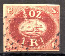 PEROU - Compagnie De L’Océan Pacifique - Pacific Steam Navigation  YT N ° 1b  Année  1857 - Pérou