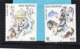 1982 SAN MARINO Mi N° 1249/1250 : ** - MNH - NEUF - POSTFRISCH - POSTFRIS - 1982