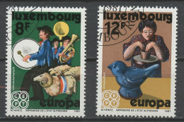 Luxembourg - Luxemburg 1981 Y&T N°981 à 982 - Michel N°1031 à 1032 (o) - EUROPA - Used Stamps