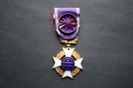 Ordre Médaille France   Académie Du Dévouement National Officier  émaillé - Frankreich