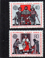 1982 LIECHTENSTEIN Mi N° 791/792: ** - MNH - NEUF - POSTFRISCH - POSTFRIS - 1982