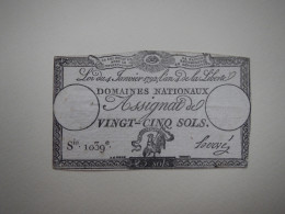 ASSIGNAT DE 25 SOLS1792 - Assignats & Mandats Territoriaux