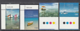 2011 Cocos (Keeling) Islands Boats Sailing Complete Set Of 4 MNH - Isole Cocos (Keeling)