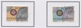 Luxembourg - Luxemburg 1967 Y&T N°700 à 701 - Michel N°748 à 749 (o) - EUROPA - Used Stamps