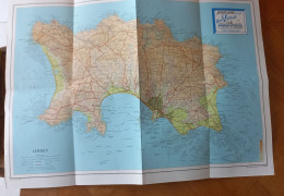 Carte Topographique De Jersey - John Bartholomew & Son - Topographical Maps