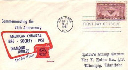 USA American Chemical Society FDC ( A60 818) - Scheikunde