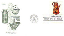 USA Pennsylvania Toleware Fer Blanc FDC ( A60 707) - Minerales