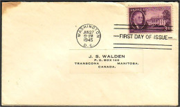 USA Roosevelt 1945 FDC ( A60 369) - 1941-1950