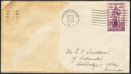 USA Rhode Island Tercenary 1936 FDC ( A60 284) - 1851-1940