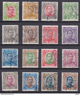 IS015 – ISLANDE – ICELAND – 1920 – KING CHRISTIAN X FULL SET – Y&T # 82/97 USED 115 € - Usados