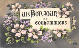 77-COULOMMIERS- UN BONJOUR DE COULOMMIERS - Coulommiers
