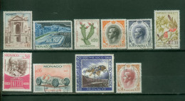 Monaco YT N°539 539A 543 544 545 582 700 710 737 774 Oblitéré - Used Stamps