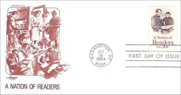 USA FDC A Nation Of Readers ( A61 667) - 1981-1990