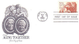 USA FDC Aging Together ( A61 582) - 1981-1990