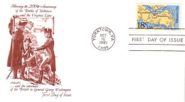 USA FDC Battle Of Yorktown ( A61 557) - 1981-1990