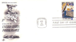 USA FDC Mail Carrier Metiers De La Poste ( A61 358) - Altri & Non Classificati