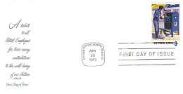 USA FDC Mail Carrier Metiers De La Poste ( A61 356) - Altri & Non Classificati