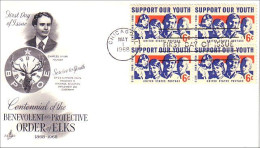 USA FDC Support Our Youth Blk/4 ( A61 307) - Other & Unclassified