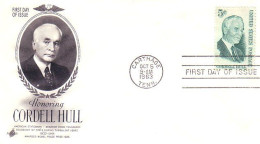 USA FDC Cordell Hull ( A61 279) - 1961-1970