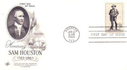 USA FDC Sam Houston ( A61 282) - Politie En Rijkswacht