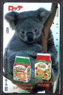 Japan 1V Koala Lotte Products Advertising Used Card - Giungla