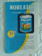 Buvard PUBLICITAIRE PEINTURE NORLATEX NORCOLOR ILLUSTRATEUR - Vernici