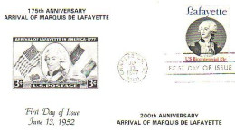 USA Lafayette FDC ( A62 86) - Us Independence
