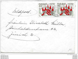 9-80 - Enveloppe 2ème Guerre Mondiale "Füs Bat 46 1939" - Feldpost - Cartas & Documentos