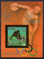 Olympics 1976 - History - SENEGAL - S/S Gold Imp. MNH - Verano 1976: Montréal