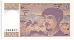 (Billets). France. 20 Fr Debussy 1997 E 057. - 20 F 1980-1997 ''Debussy''