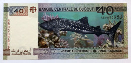 DJIBOUTI - 40 FRANCS - P 46 (2017) - UNC - BANKNOTES - PAPER MONEY - CARTAMONETA - - Dschibuti