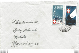 9 - 17 - Enveloppe Avec Timbres Militaires "Flieger Flab Trp TRPAV.DCA" Cachet Feldpost - Dokumente