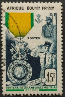 A.E.F. / YT 229 / MEDAILLE MILITAIRE - SOLDAT - DECORATION - GUERRE - MILITARIA / Oblitéré / Used - Used Stamps