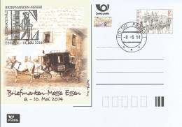 CDV A  200 Czech Republic Essen Stamp Fair 2014 Coach - Cartes Postales